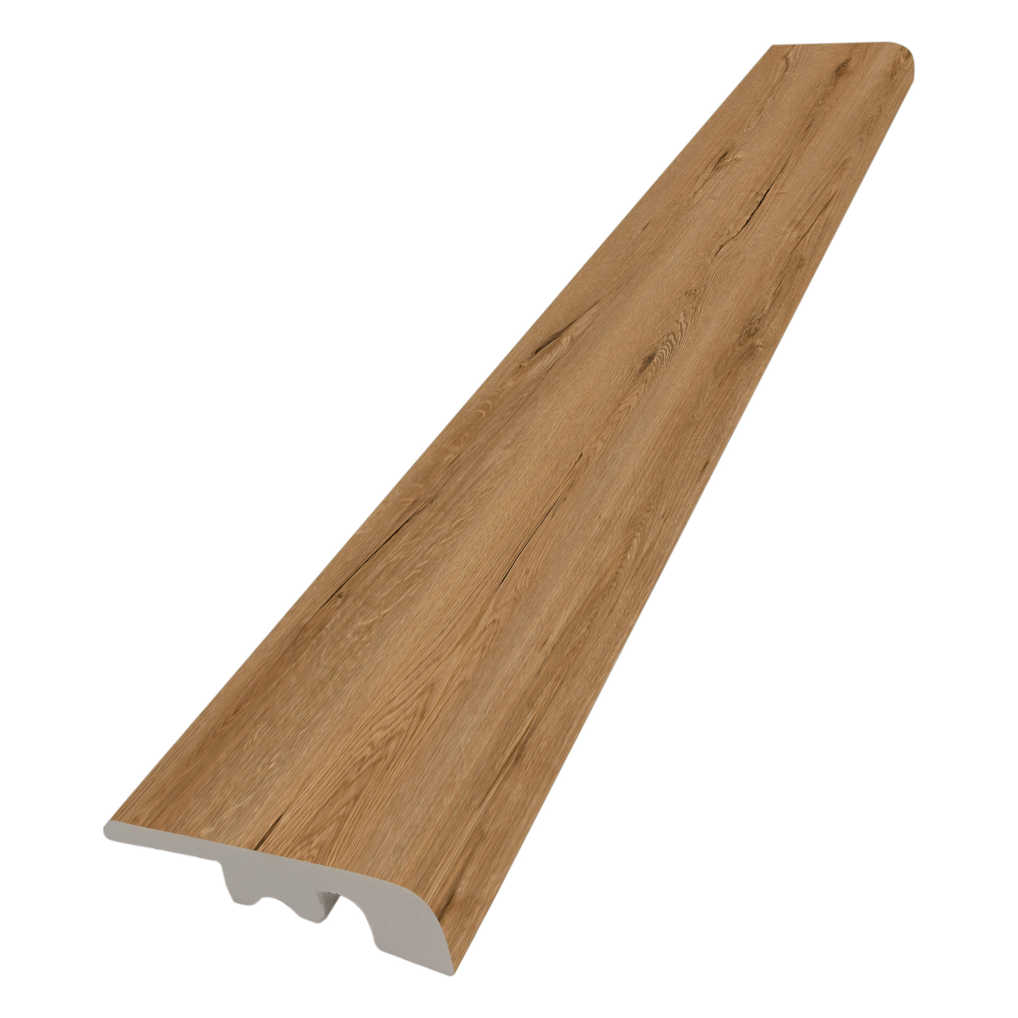 Lone Star Spirit XL Series LI-TS204-E End Cap, 94-1/2 in L, 1.378 in W, 0.394 in Thick, SPC, Oak Dry-Aged